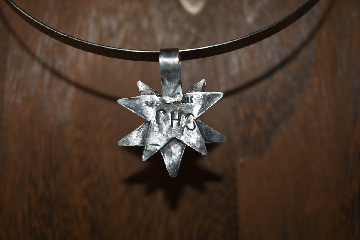 Sterling silver turquoise pendant