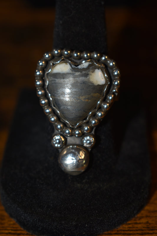 White buffalo Ring