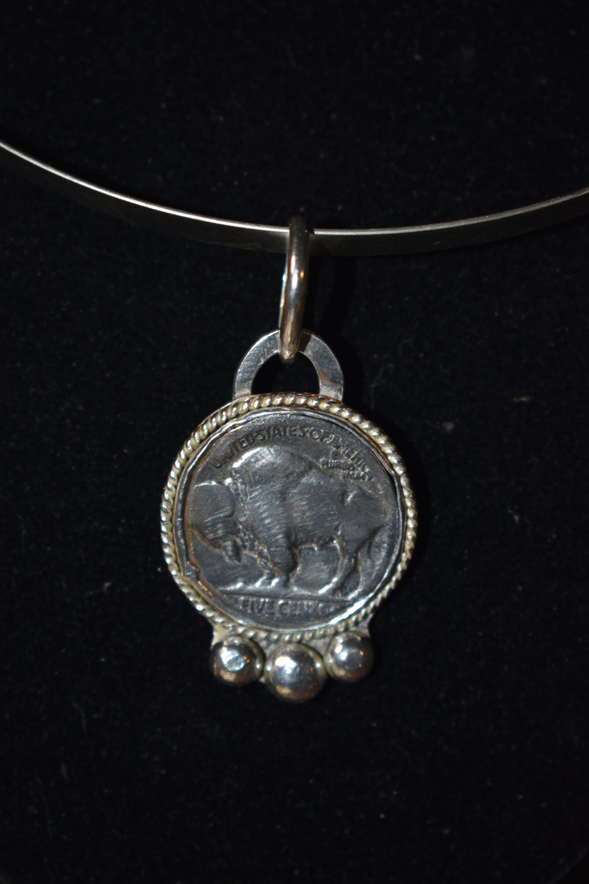 Buffalo nickel pendant