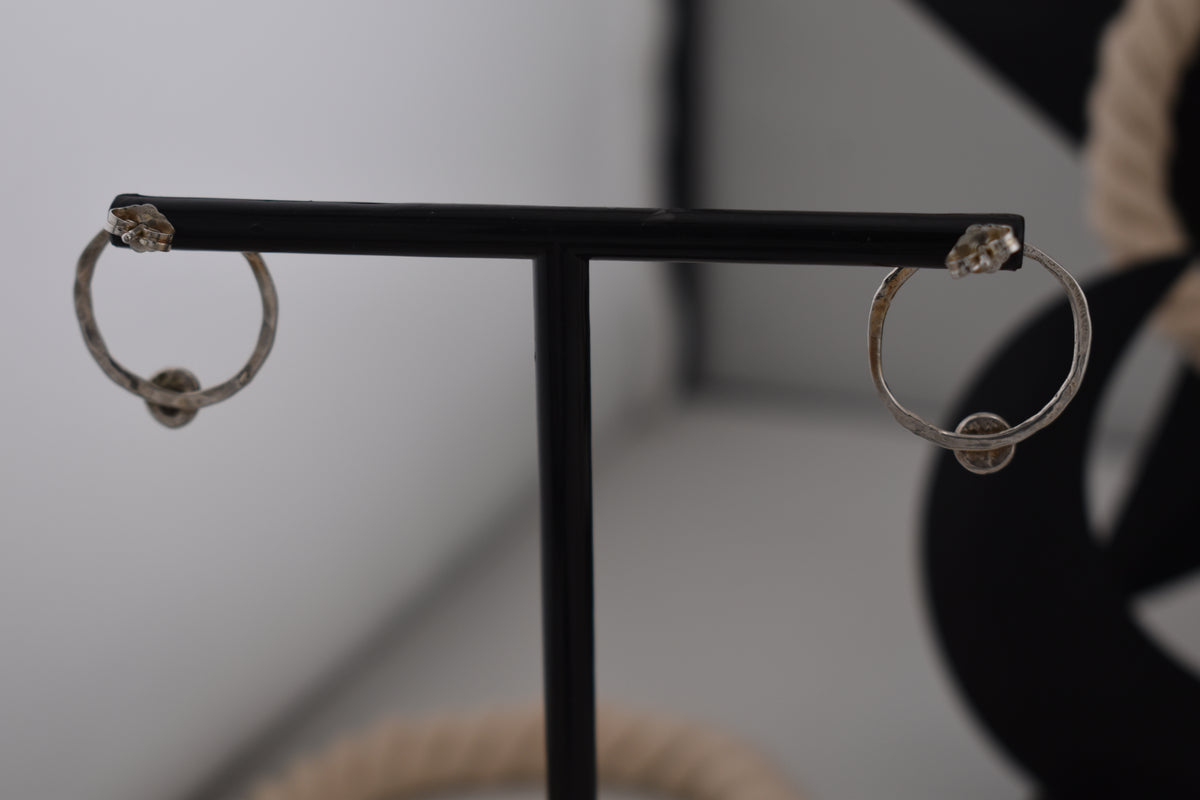 Small hoop earrings