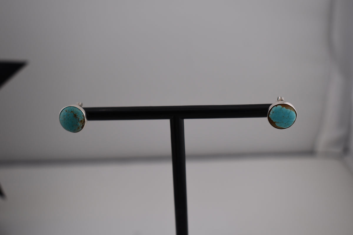 Turquoise stud earrings
