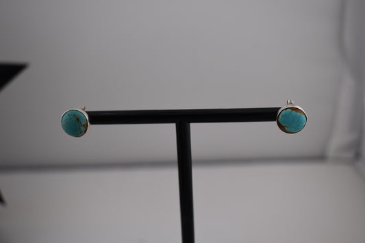 Turquoise stud earrings