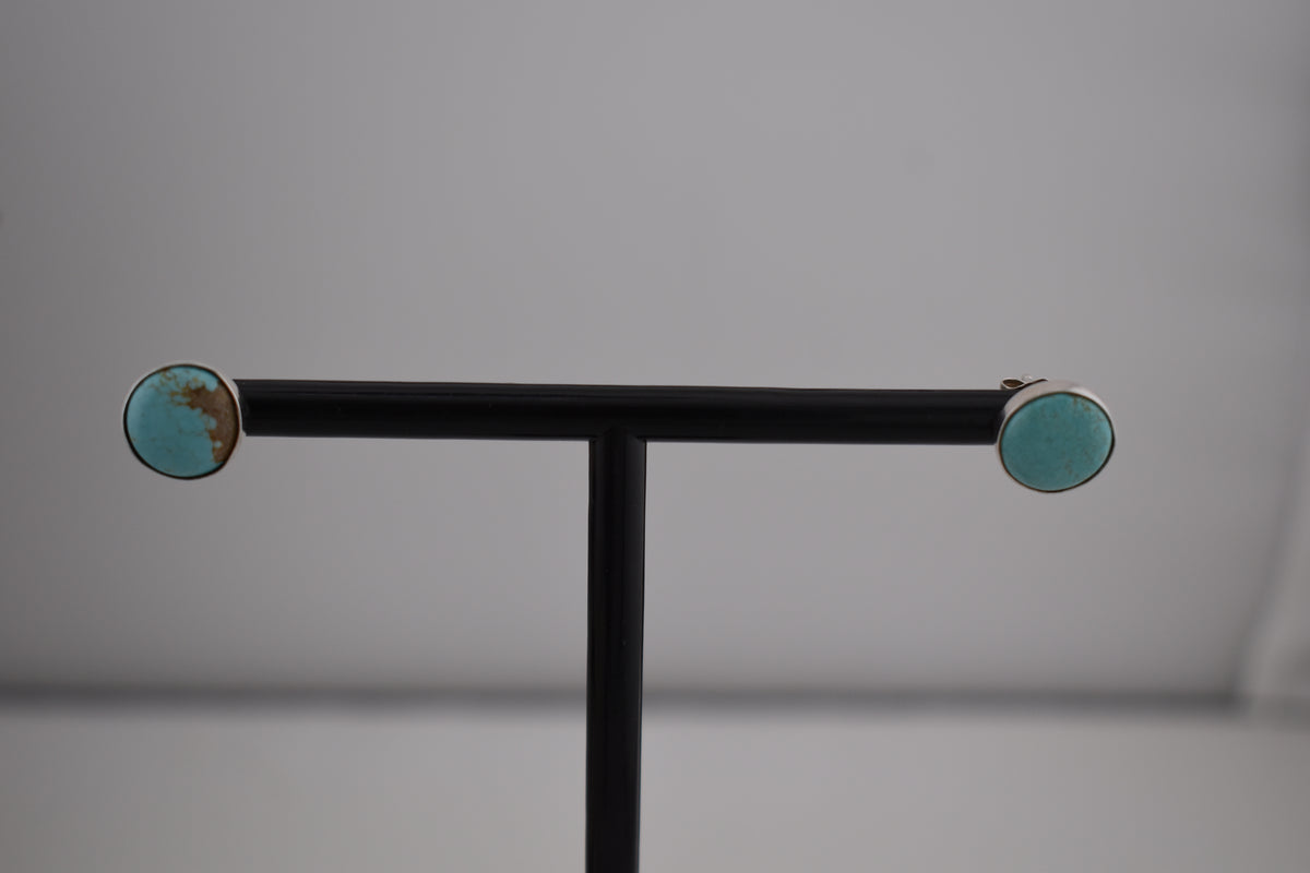Turquoise stud earrings
