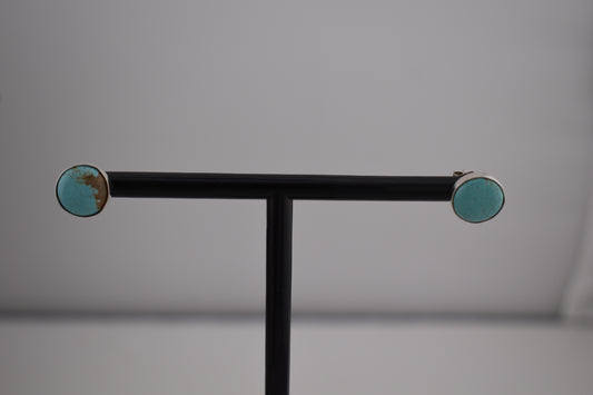 Turquoise stud earrings