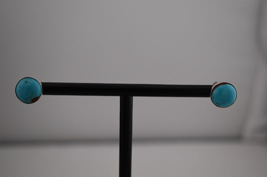 Turquoise stud earrings