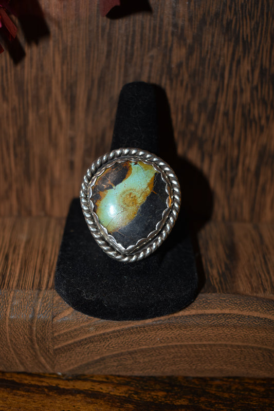 Sterling silver blackjack ring