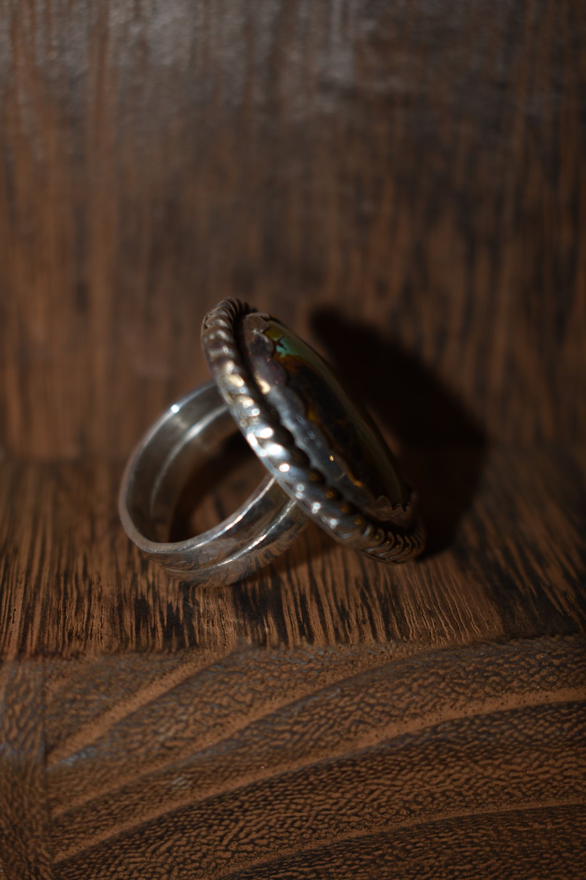 Sterling silver blackjack ring