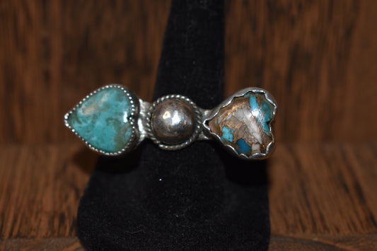 Sterling silver turquoise ring