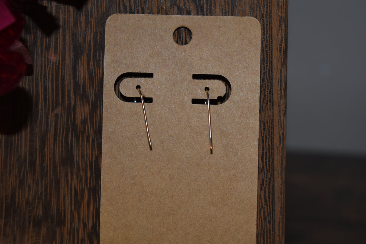 Sterling silver white buffalo earrings