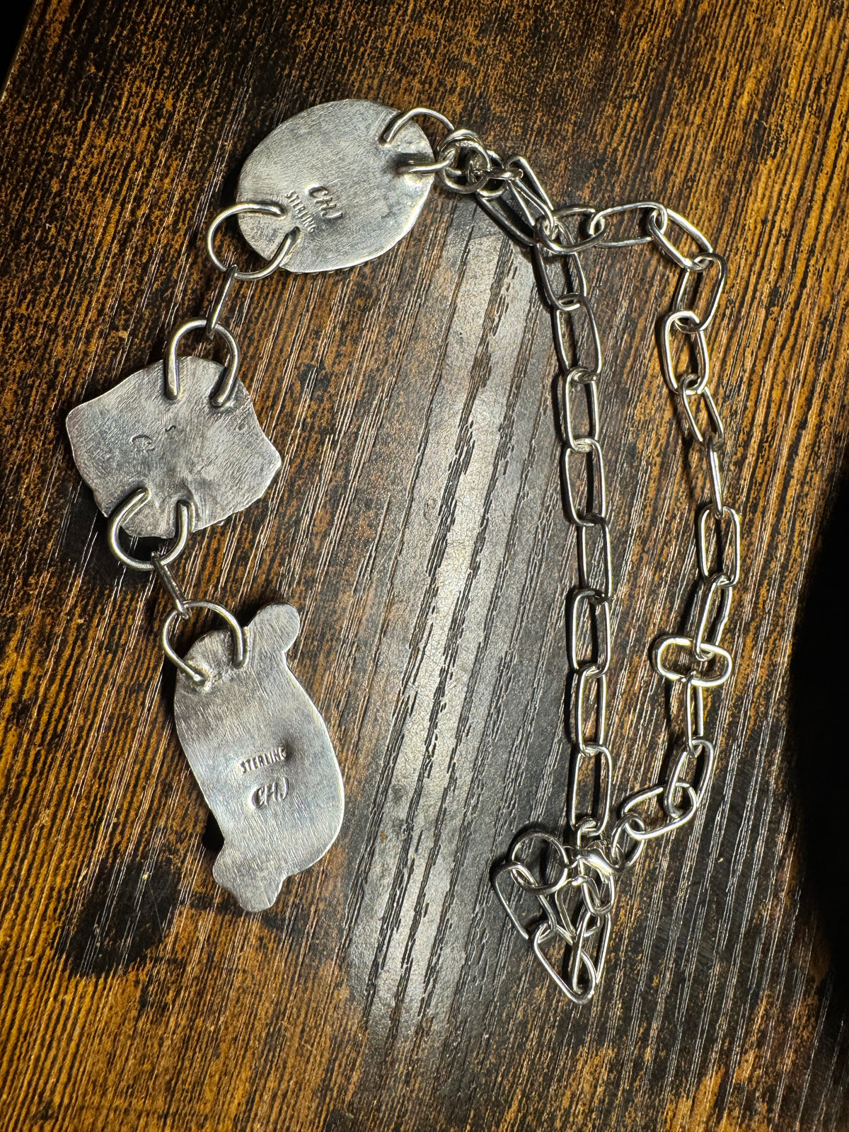 Sterling silver Elisa turquoise necklace