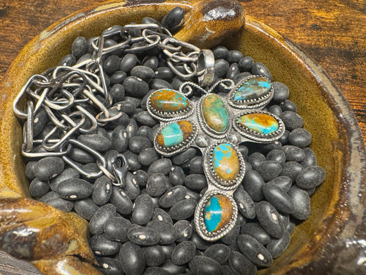 Turquoise dragonfly pendant