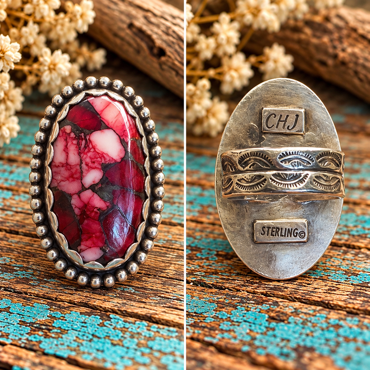 SS Rose Dahlia Ring